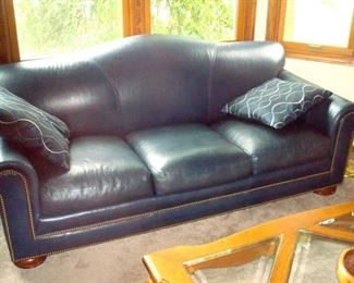 Thomasville leather sofa.