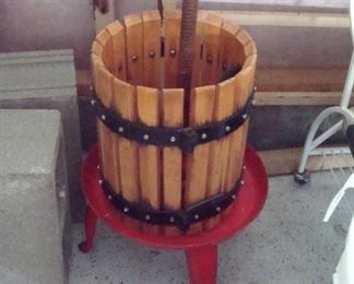Wine press.