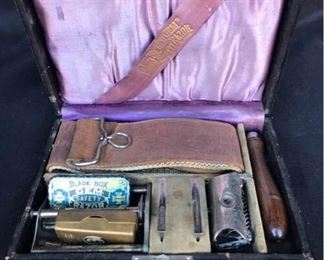 Antique The New Gem Safety Razor Set
