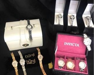 Fashion Watches and Jewelry Boxes