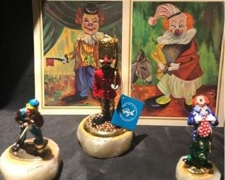 Ron Lee Clowns and Oil Reproductions by Michele