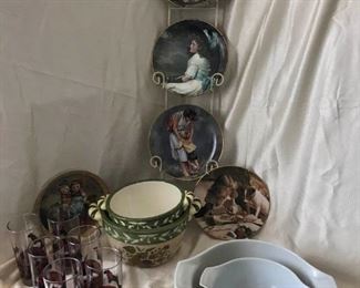 Vintage Plates, Bowls, and Glassware
