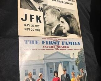 Vinyl JFK Political Documentary and The First Family Featuring Vaughn Meader
