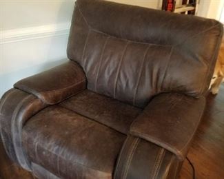 Faux leather reclining chair. Only 3 years old! 
