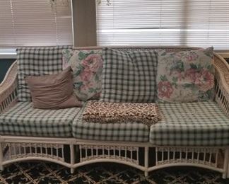 WICKER SOFA