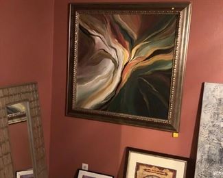 JOSEPH FRAMED OIL PAINTING