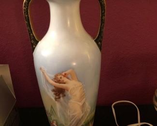 HAND PAINTED VASE