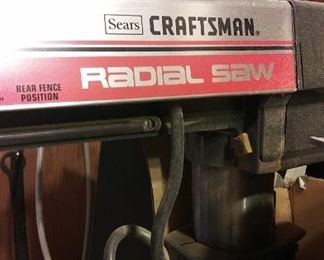 Sears radial saw
