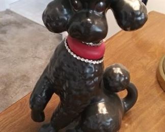 Vintage ceramic poodle