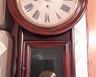 E Jaccard Jewelry Co. wall clock.