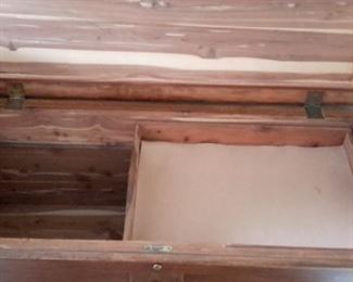 Reliable cedar chest in great shape.