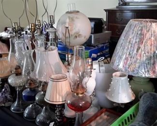 Antique, vintage and modern lamps!