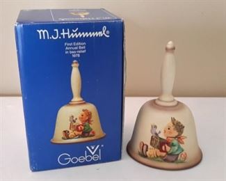 Hummel Goebel First Edition Annual Bell in Bas Relief, 1978, with box.