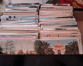Hundreds of antique postcards! 