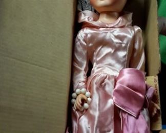 Antique Lovable Louise 7 jointed doll, in excellent condition, with box!