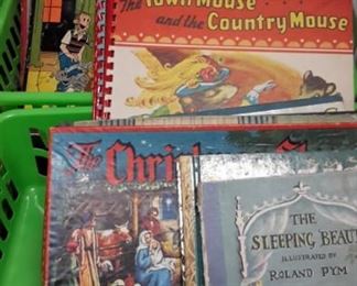 Vintage children's books, including Golden Book, Dr. Seuss, Precious Moments, and more!