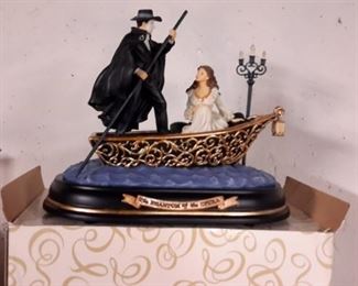 Phantom of the Opera musical figurine, with box.
