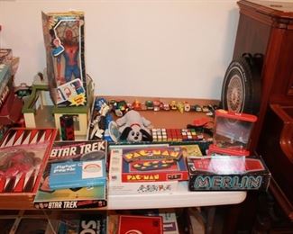 Note the Spider Man Climbing Figure from the 70's