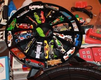 32 Hotwheel vehicles