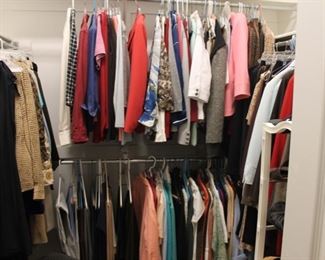 Lot's of clothing, all womens.