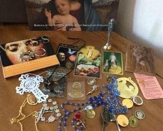 Collection of Religious Items including Rosaries https://ctbids.com/#!/description/share/216852
