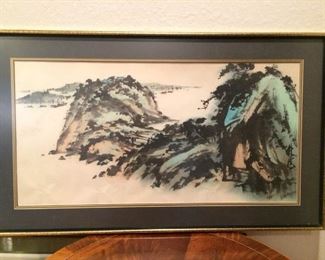 Asian Styled Framed Print https://ctbids.com/#!/description/share/212883
