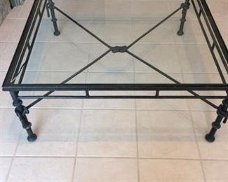 Metal and Glass Coffee Table https://ctbids.com/#!/description/share/212912