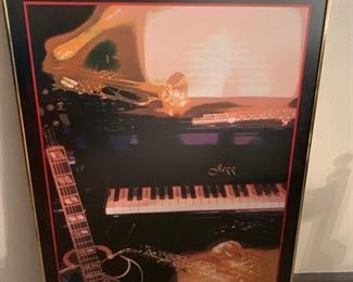 JAZZ PRINT -Very New Orleans and Very Large