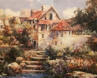 A HILLSIDE OF BEAUTIFUL LANDSCAPING