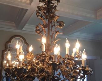 Eighteen light chandelier.  Quite amazing.  