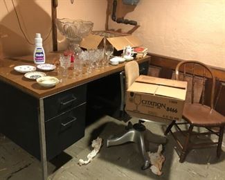 Desk, Chair