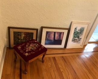 Pictures, Foot Stool