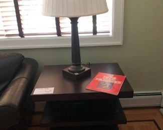 Side Table, Lamp