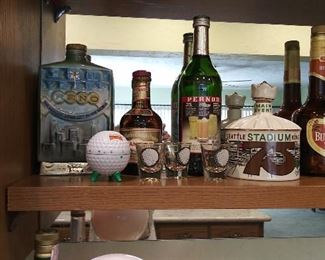 Vintage Seattle! 1975  King Stadium" Decanter Clem Harvey Spirits