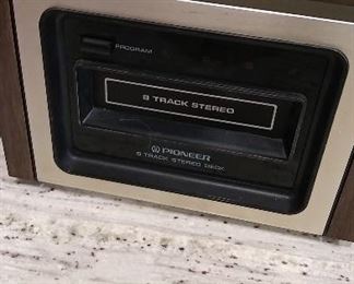 Pioneer 8 track tape player