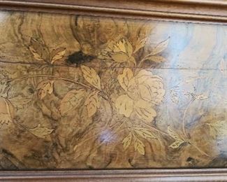 Gorgeous burl wood antique piano