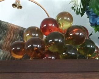 Funky acrylic grapes