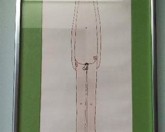 VINTAGE 1981 WILLIAM LOGAN WALL ART 