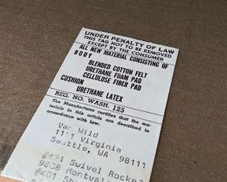 Two swivel arm chairs - Van Wild Seattle