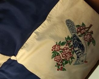 Embroidered quilt