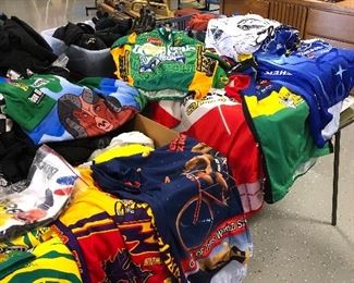 Bicycling race shirts