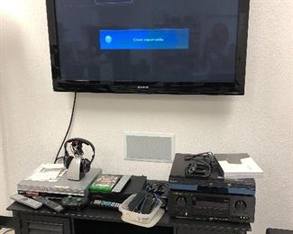 50' Samsung TV, Surround system