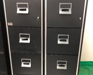 Fire proof file cabinets
