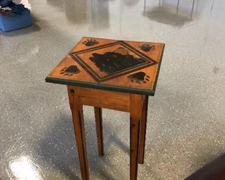 hand painted table