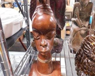 Carved African art