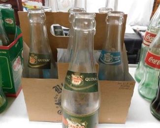 Assorted Canada Dry bottles 