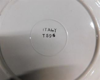 Coin plate Italy T596