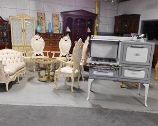 Assorted antique & collectible furniture & misc