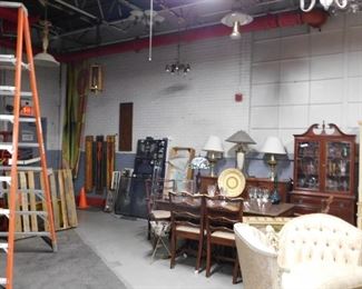 Assorted antique & collectible furniture & misc