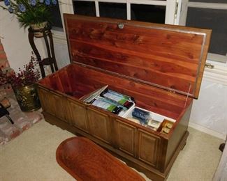 Lane Cedar chest with padded top